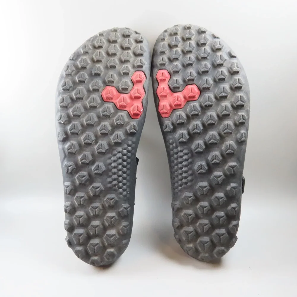 VivoBarefoot Tracker Sandals Men's Size 12 Obsidian‎ Textile Barefoot Hiking